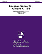 ALLEGRO CONCERTO IN B FLAT K19 cover